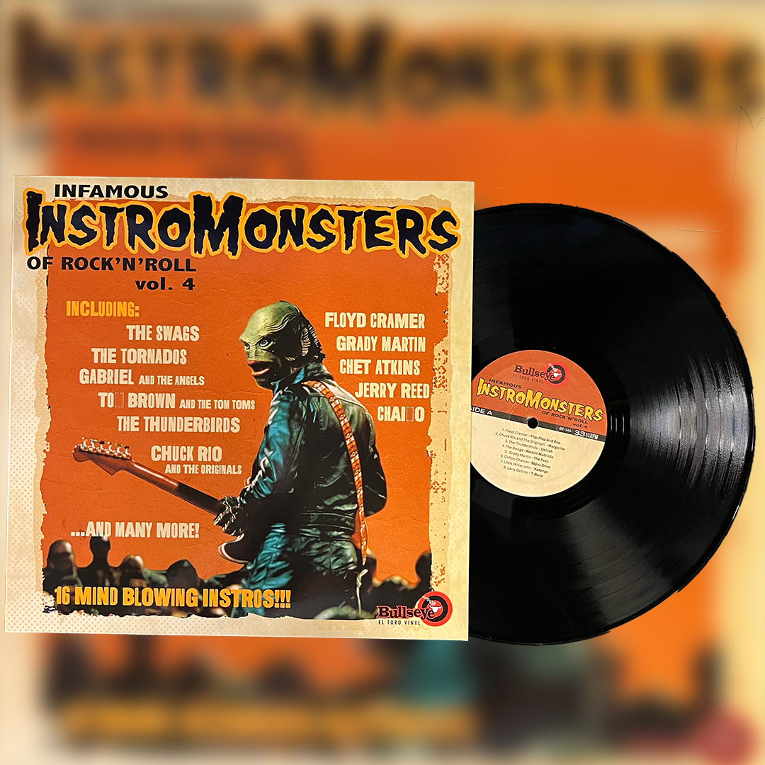 Instro Monsters of Rock N Roll Vol 4 LP – Boss Wax Records Instro Monsters of Rock N Roll Vol 4 LP – Boss Wax Records