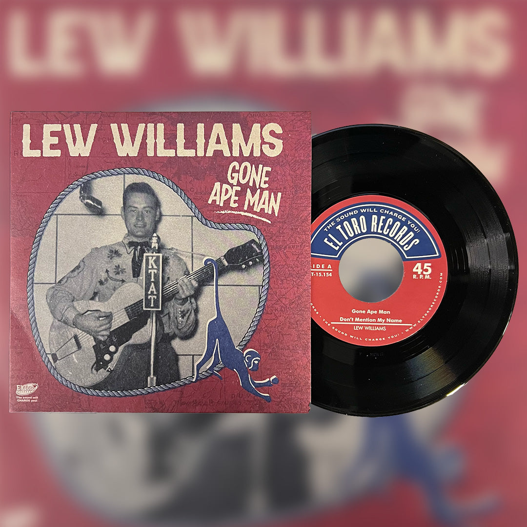 Lew Williams - Gone Ape Man 45 RPM EP