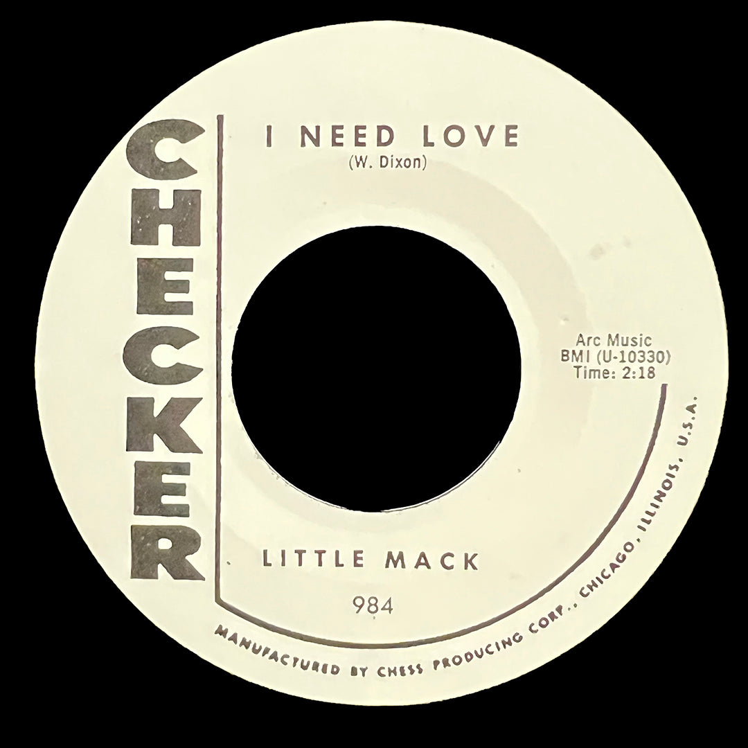 Little Mack - I Need Love / The Knight Bros - Love 45 RPM RE