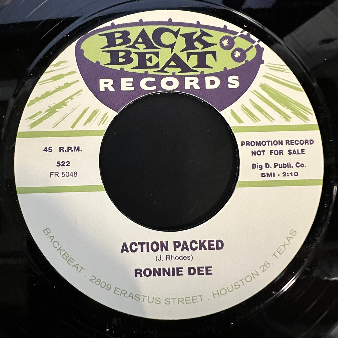 Ronnie Dawson - Action Packed / I Make The Love 45 RPM Repro