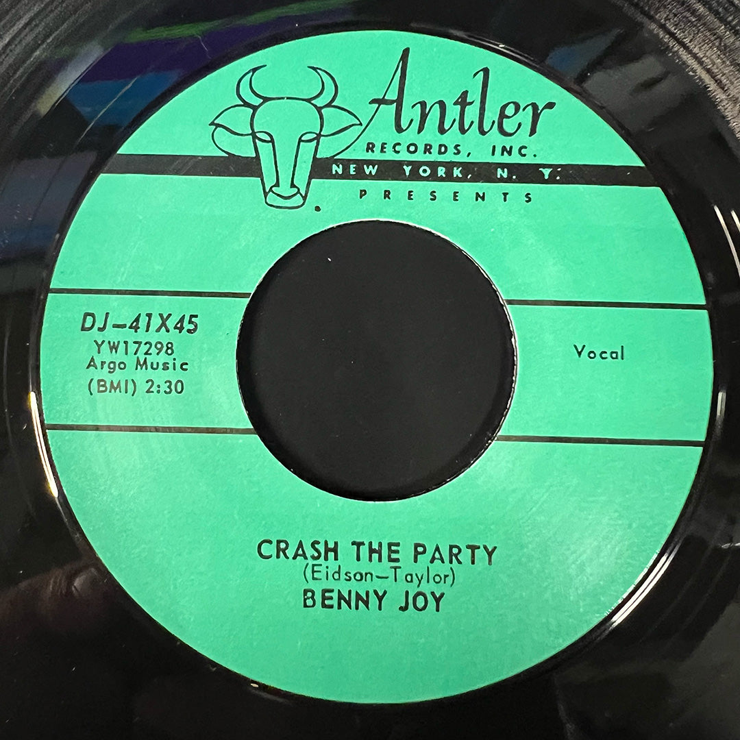 Benny Joy - Crash The Party / Little Red Book 45 RPM (RE)